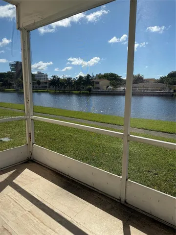 a view of ocean from a balcony