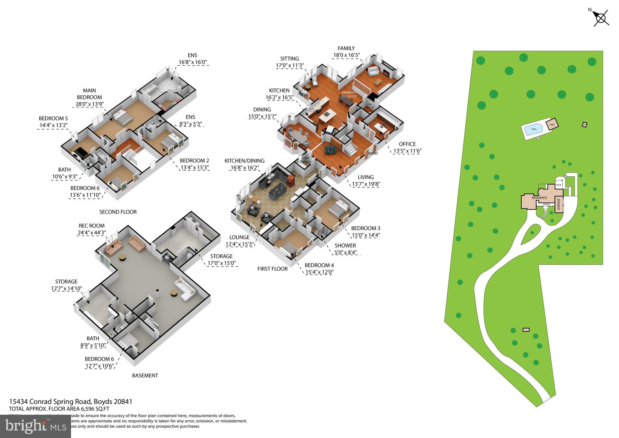 15434 Conrad Spring Road Boyds, MD 20841 - Photo 150 of 150 2D Floor plan including separate Apt.
