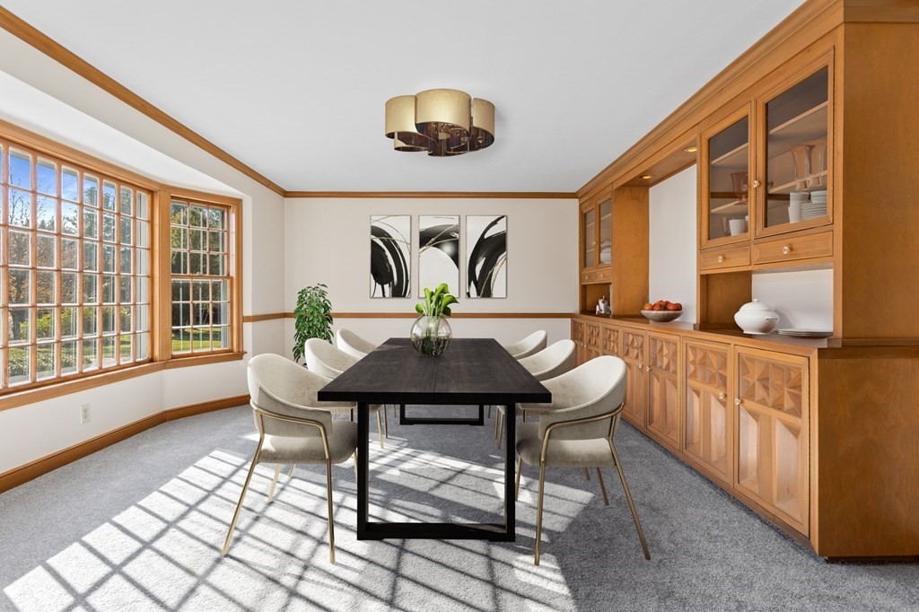 263 Lincoln Road Lincoln, MA 01773 - Photo 6 of 37 a view of a dining room with furniture and window