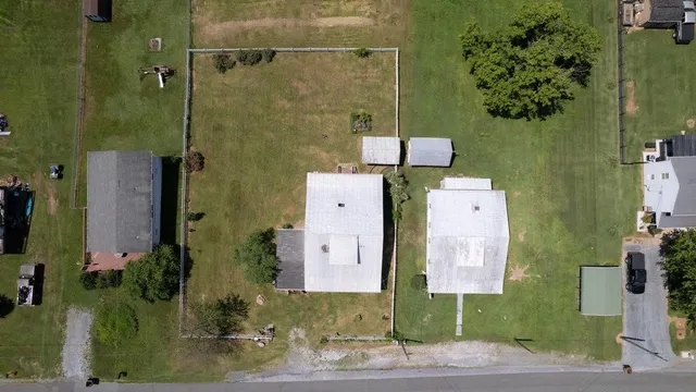 aerial view of a bathroom
