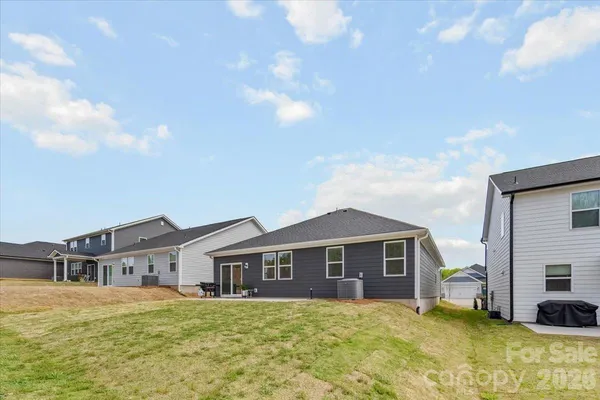 a large house with a big yard