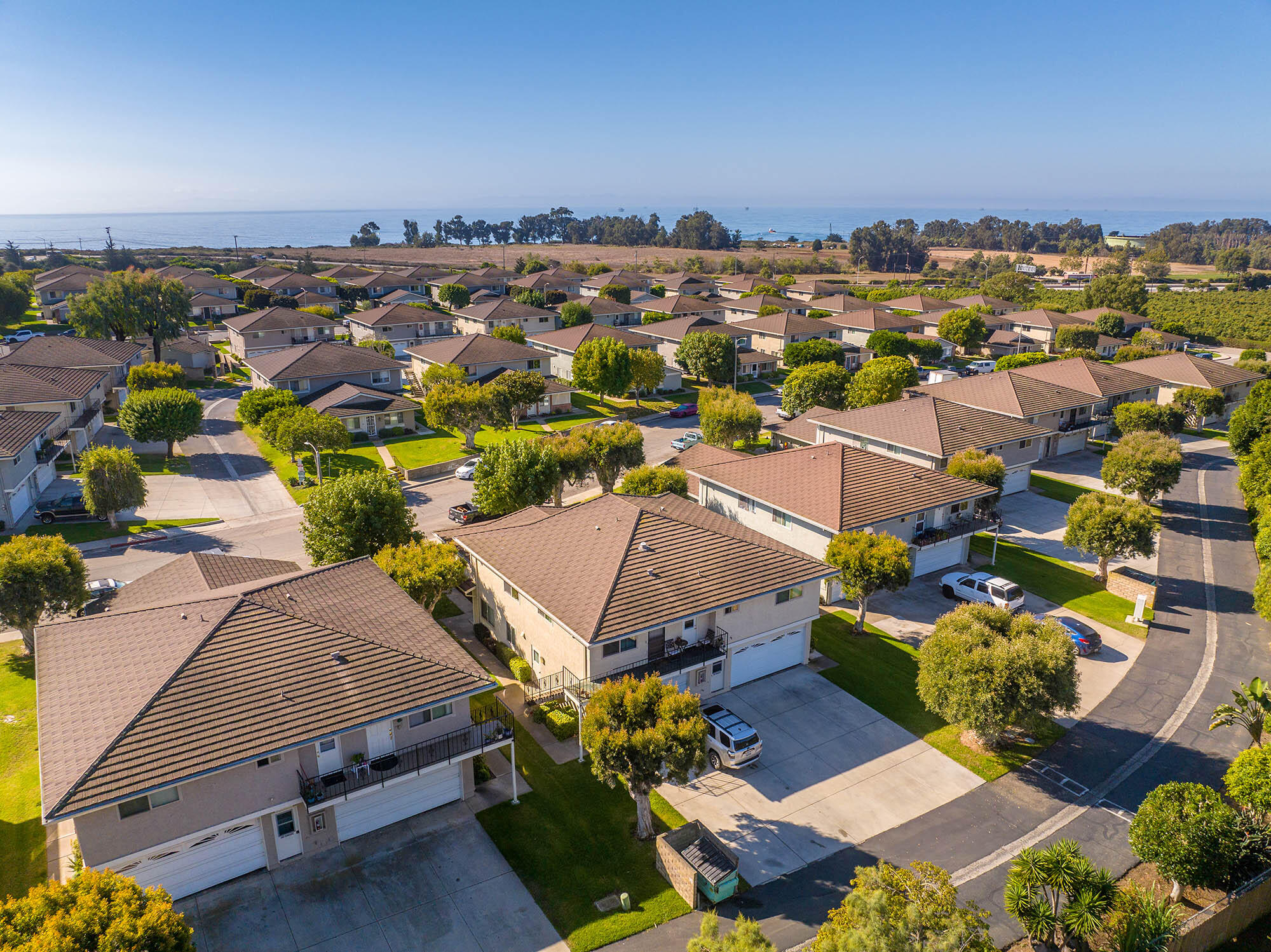 5950 Birch Street, Unit 2 Carpinteria, CA 93013 - Photo 1 of 33 Aerial southwest - 5950 Birch Street 2