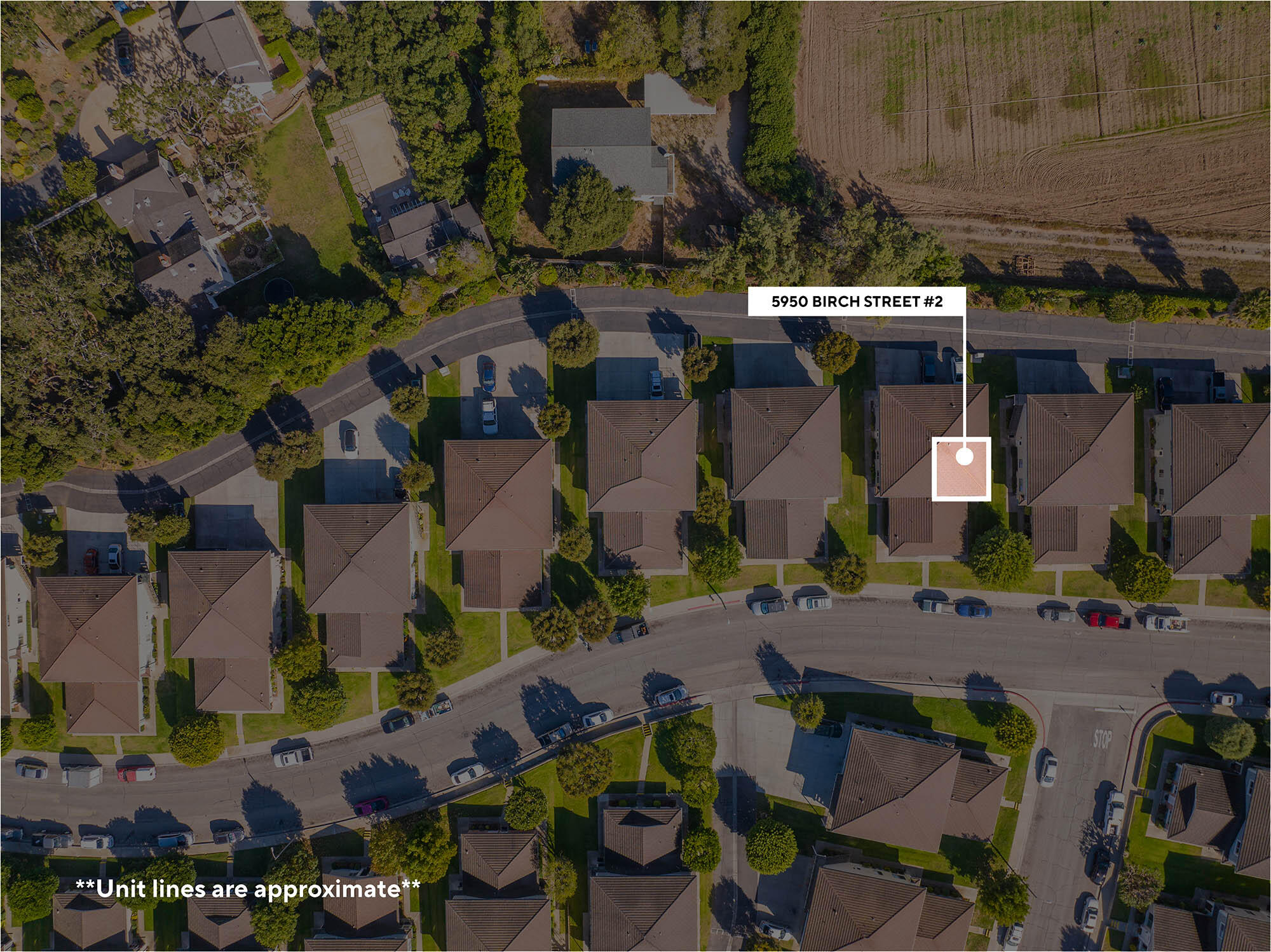 5950 Birch Street, Unit 2 Carpinteria, CA 93013 - Photo 10 of 33 Aerial site - 5950 Birch Street 2 93013