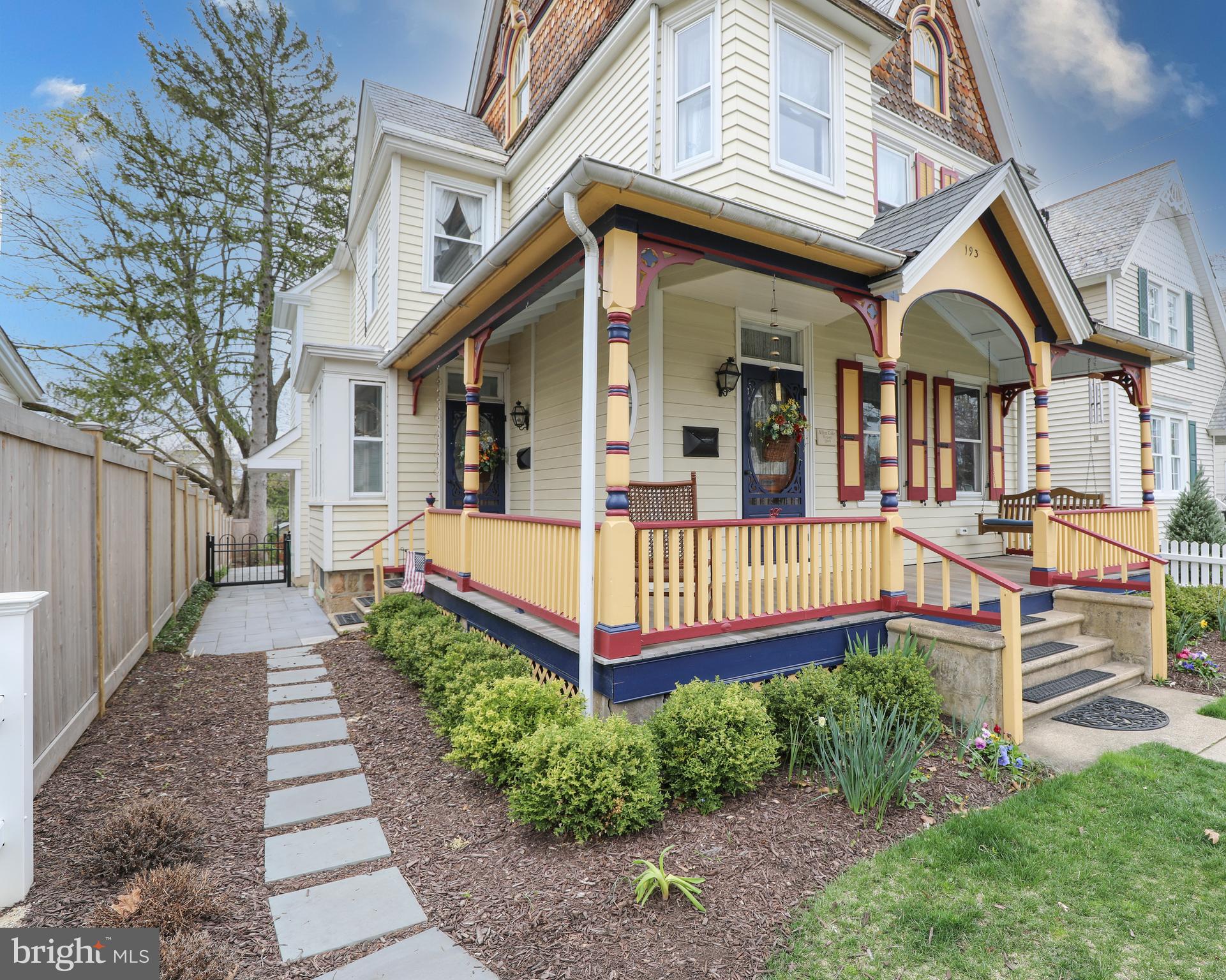 193 Decatur Street Doylestown, PA 18901 - Photo 4 of 60 a view of a house with a small yard and wooden floor and fence