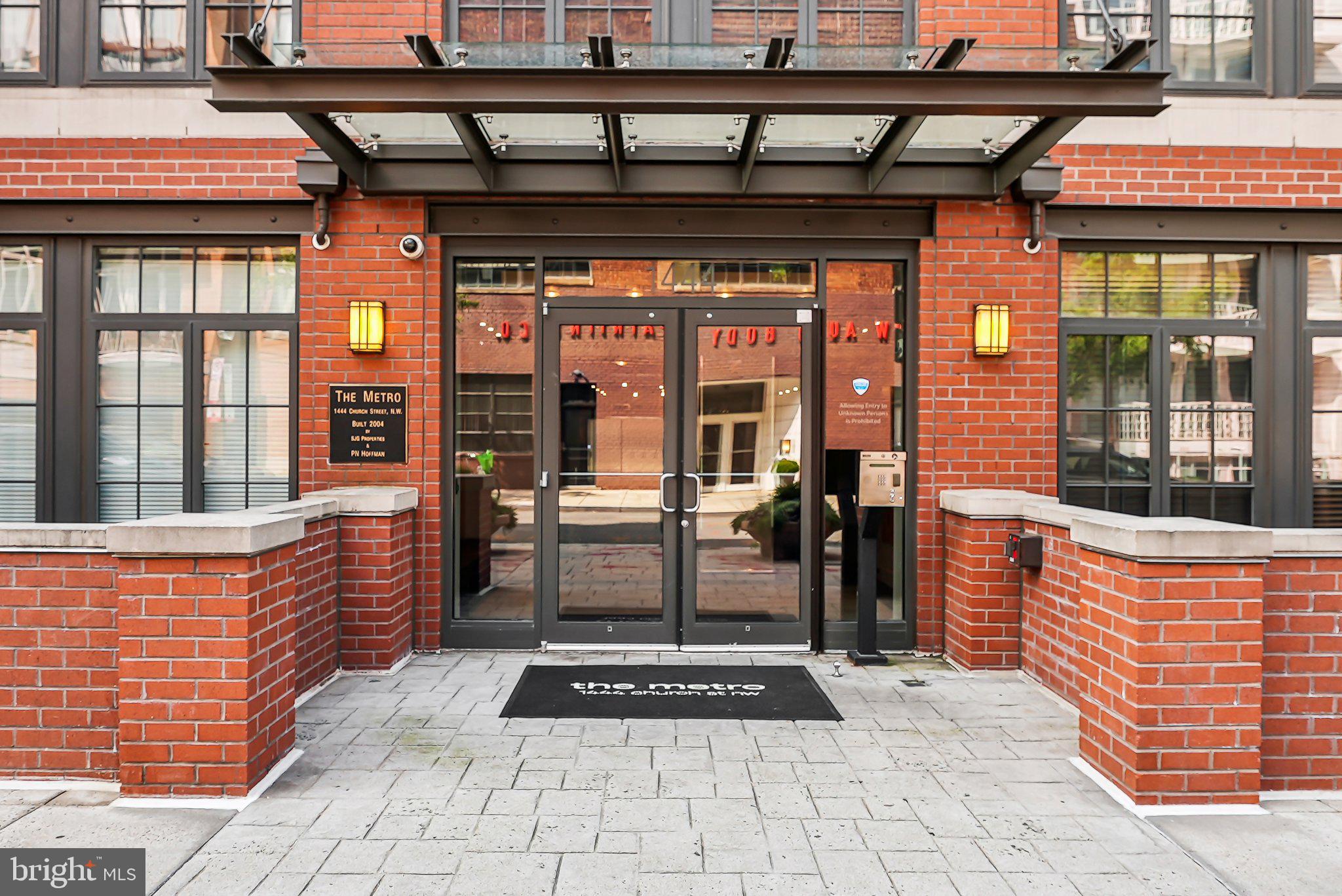 1444 Church Street Northwest, Unit 103 Washington, DC 20005 - Photo 7 of 26 Building entry