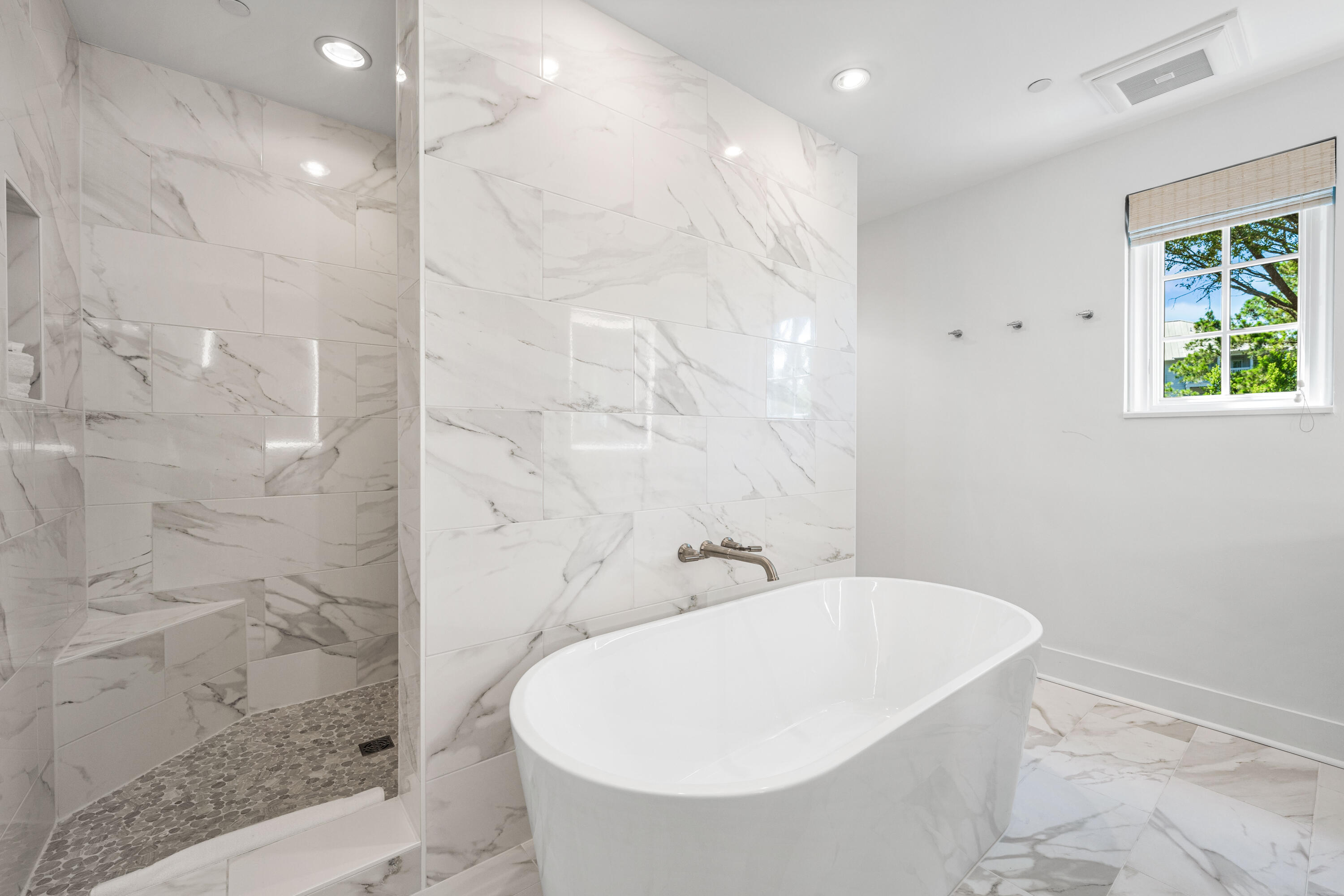 136 Georgetown Avenue, Unit 2D1 Inlet Beach, FL 32461 - Photo 38 of 80 a white bath tub sitting next to a white toilet
