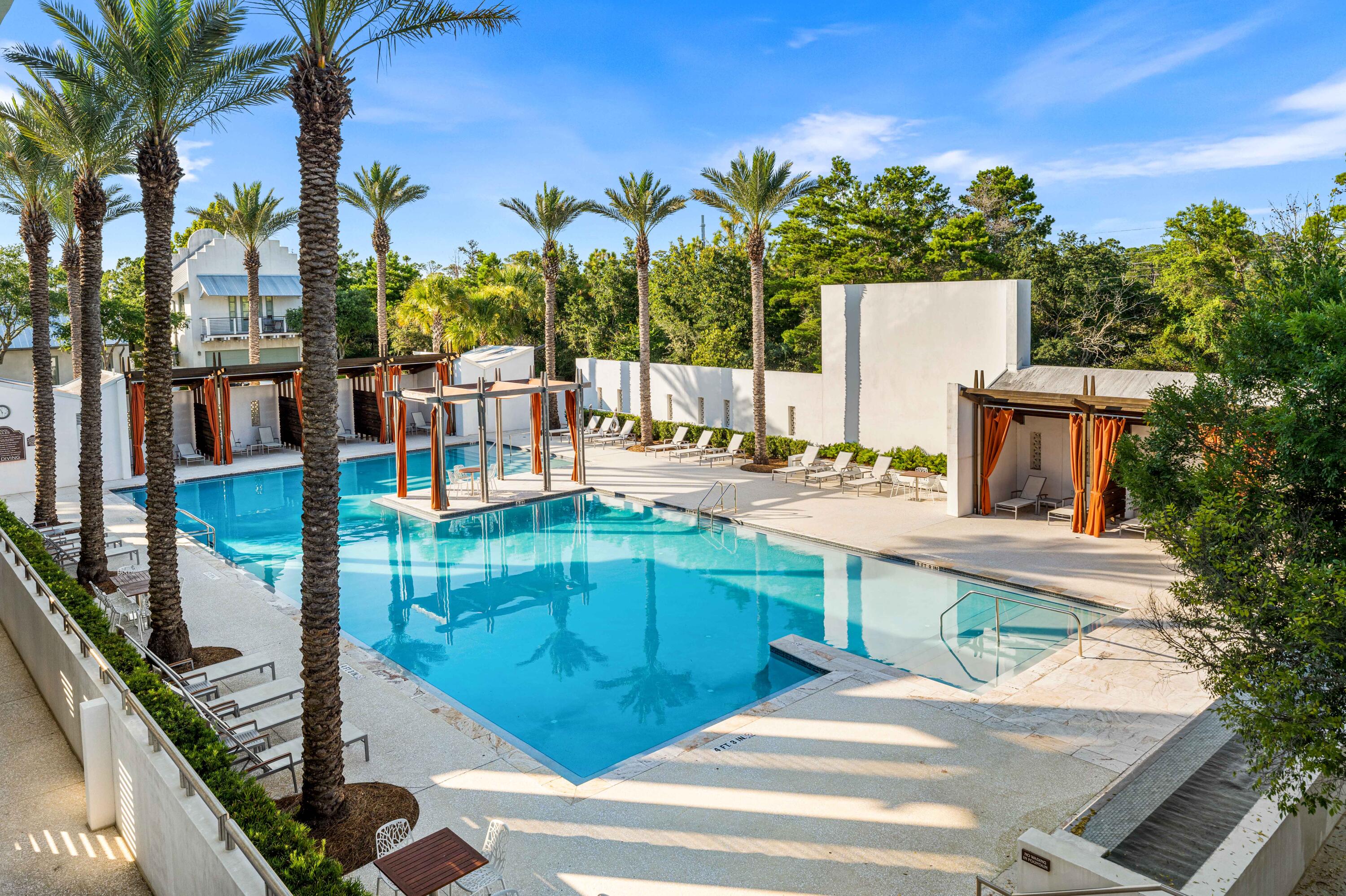 136 Georgetown Avenue, Unit 2D1 Inlet Beach, FL 32461 - Photo 61 of 80 a view of a swimming pool with a patio