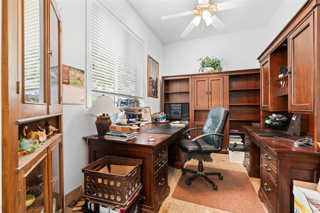 1264 Overlook Drive Whitney, TX 76692 - Photo 32 of 39 a view of a workspace with furniture and a window