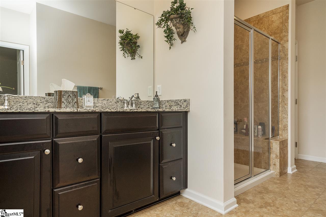 100 Middleby Way Greer, SC 29650 - Photo 12 of 21 Raised Vanity- double bowl, granite counters. Large glass, tiled shower!