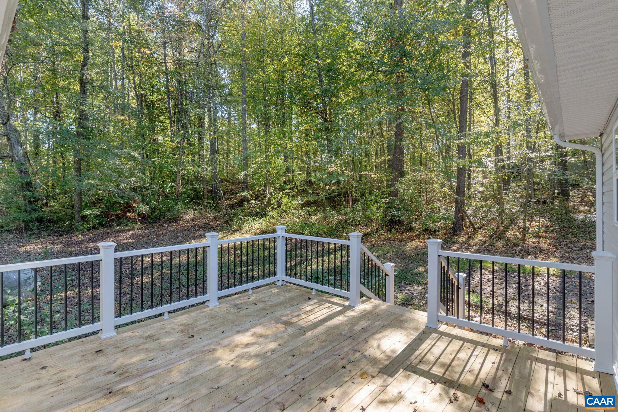 612 Oneals Road Pratts, VA 22731 - Photo 55 of 68 a view of a balcony with wooden floor