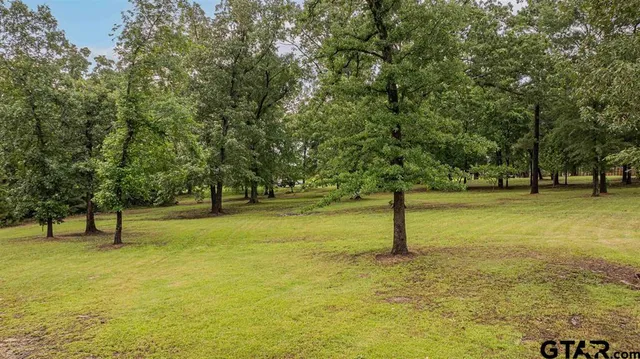 a view of yard with swimming pool