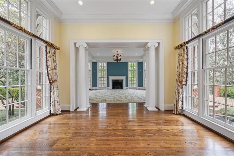 3700 Randall Mill Road Northwest Atlanta, GA 30327 - Photo 21 of 59 a view of living room with furniture and fireplace