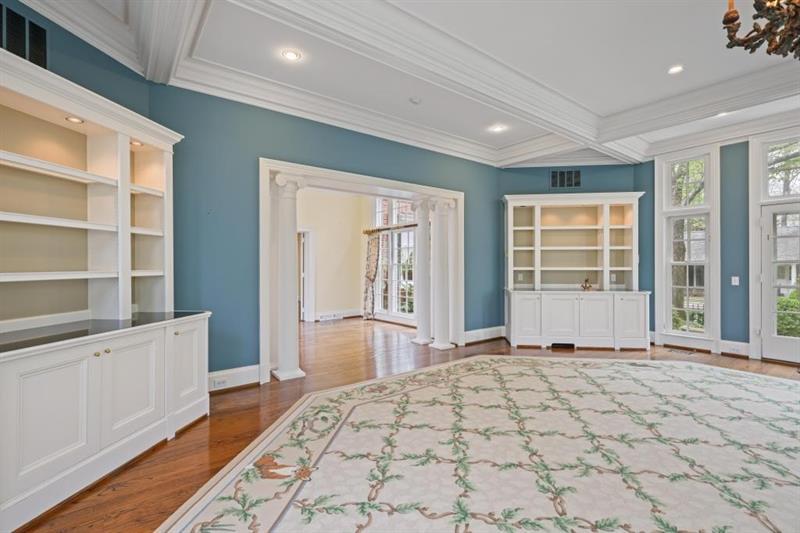3700 Randall Mill Road Northwest Atlanta, GA 30327 - Photo 23 of 59 a view of a livingroom with wooden floor and windows