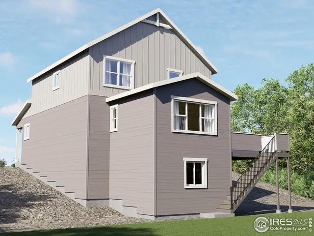 a front view of a house with garage