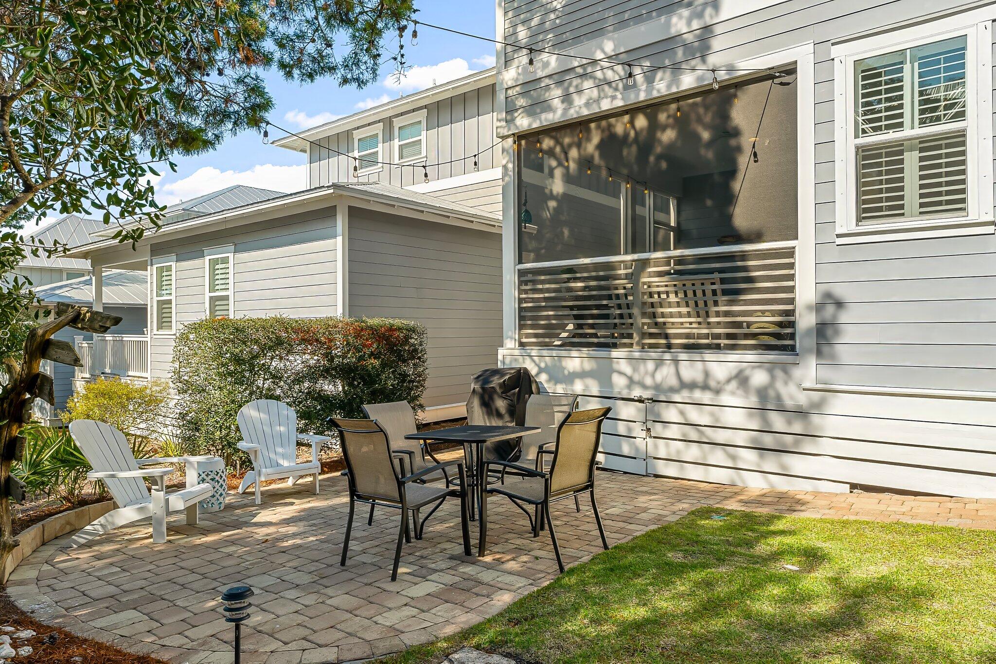 116 Gulfview Way Santa Rosa Beach, FL 32459 - Photo 44 of 59 a view of a backyard with a sitting area