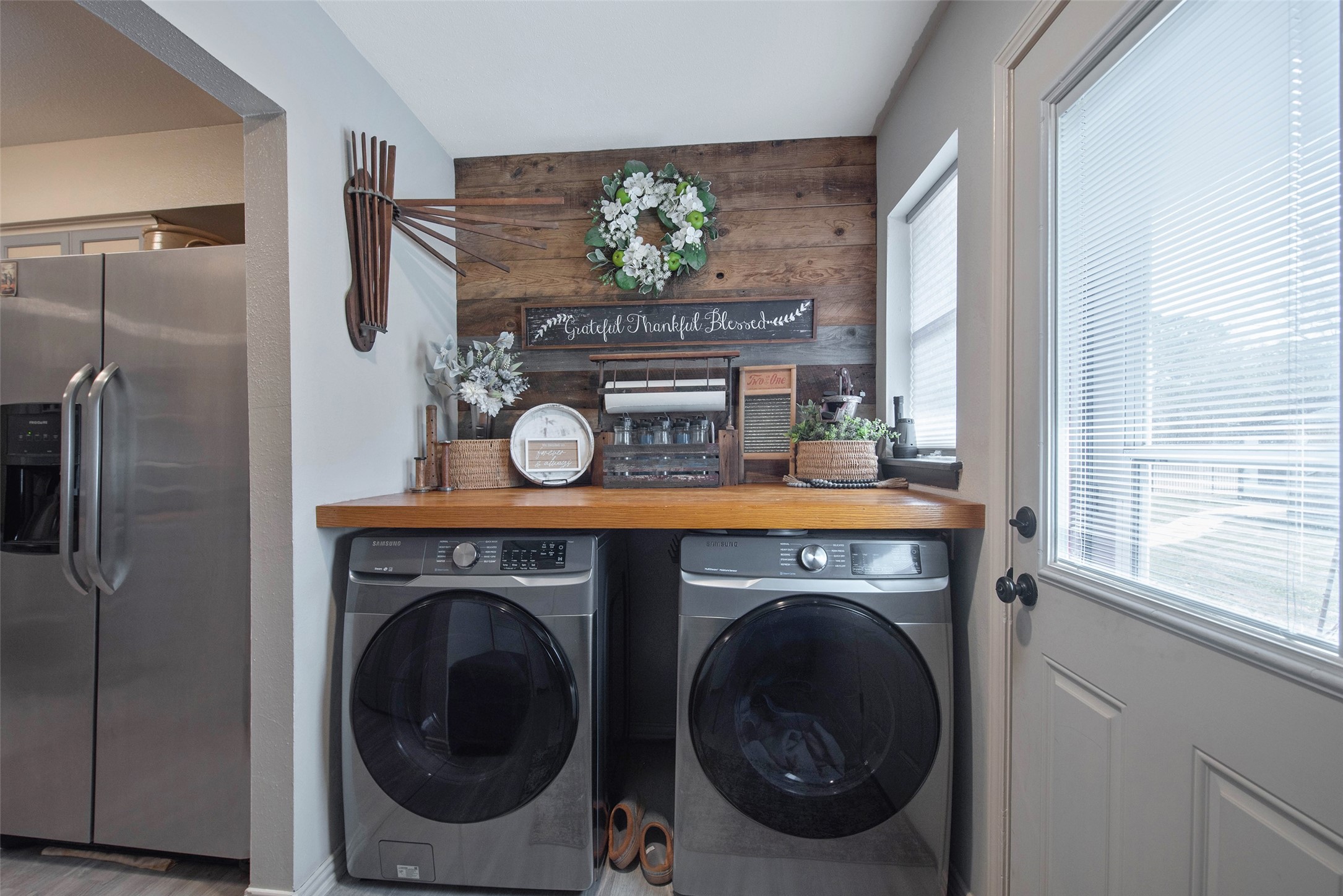 12998 Rocky Road Conroe, TX 77306 - Photo 23 of 50 a view of washer and dryer in a utility room