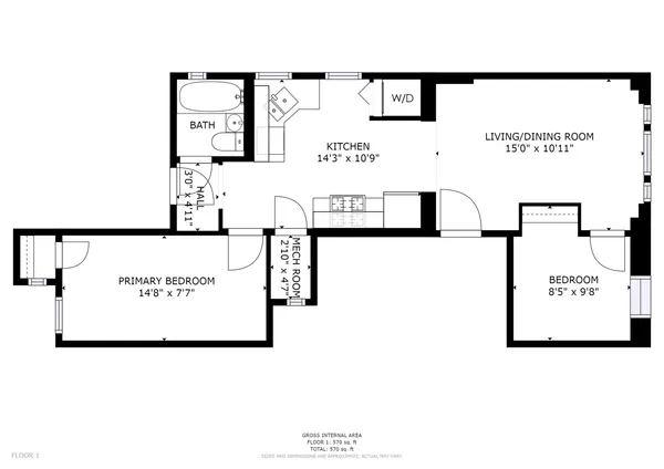 $2,995 | 1653 North Halsted Street, Unit 2F, Chicago, IL 60614