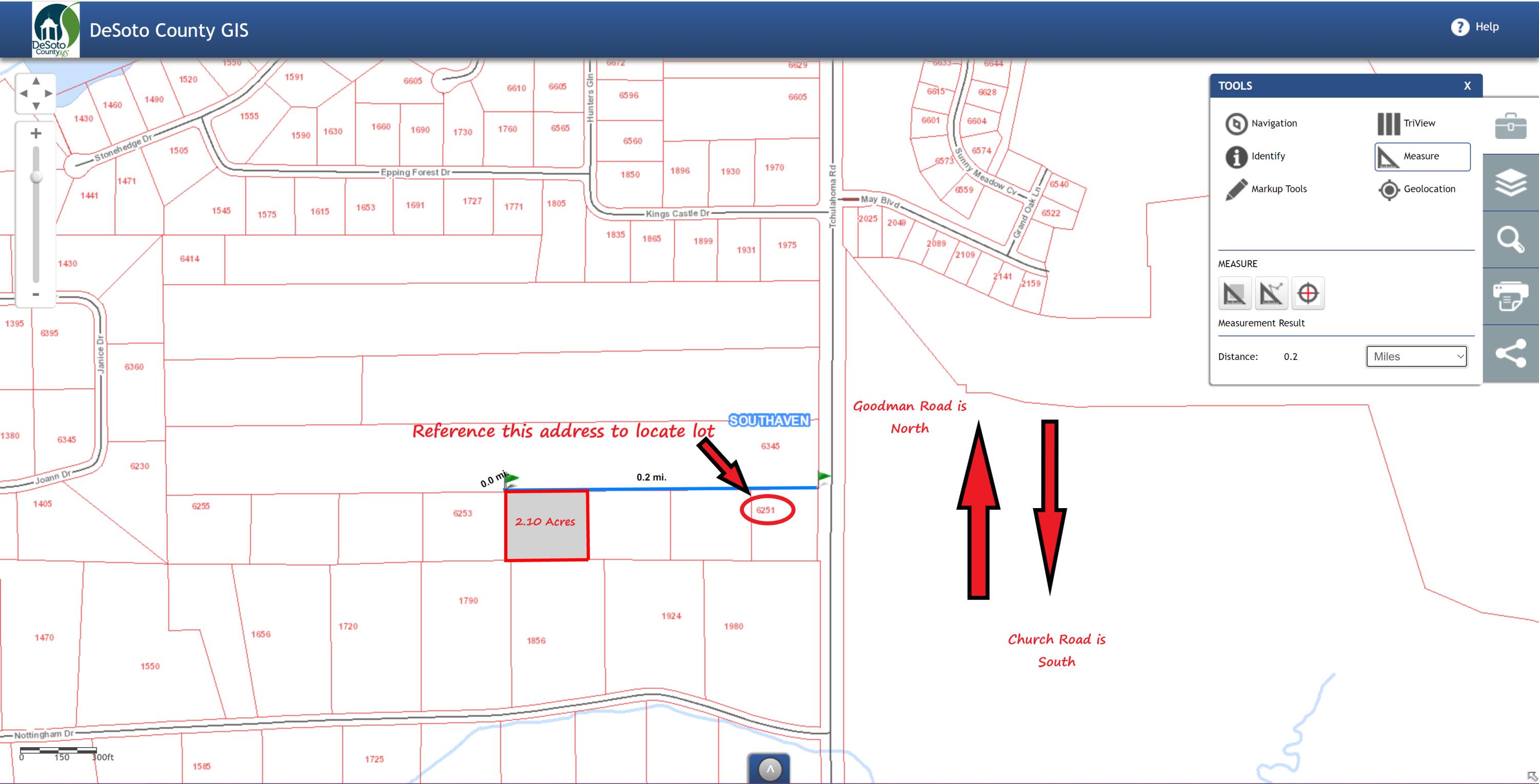 0 Tchulahoma Road Southaven, MS 38671 - Photo 5 of 5 10-18-2021 - Lot Information
