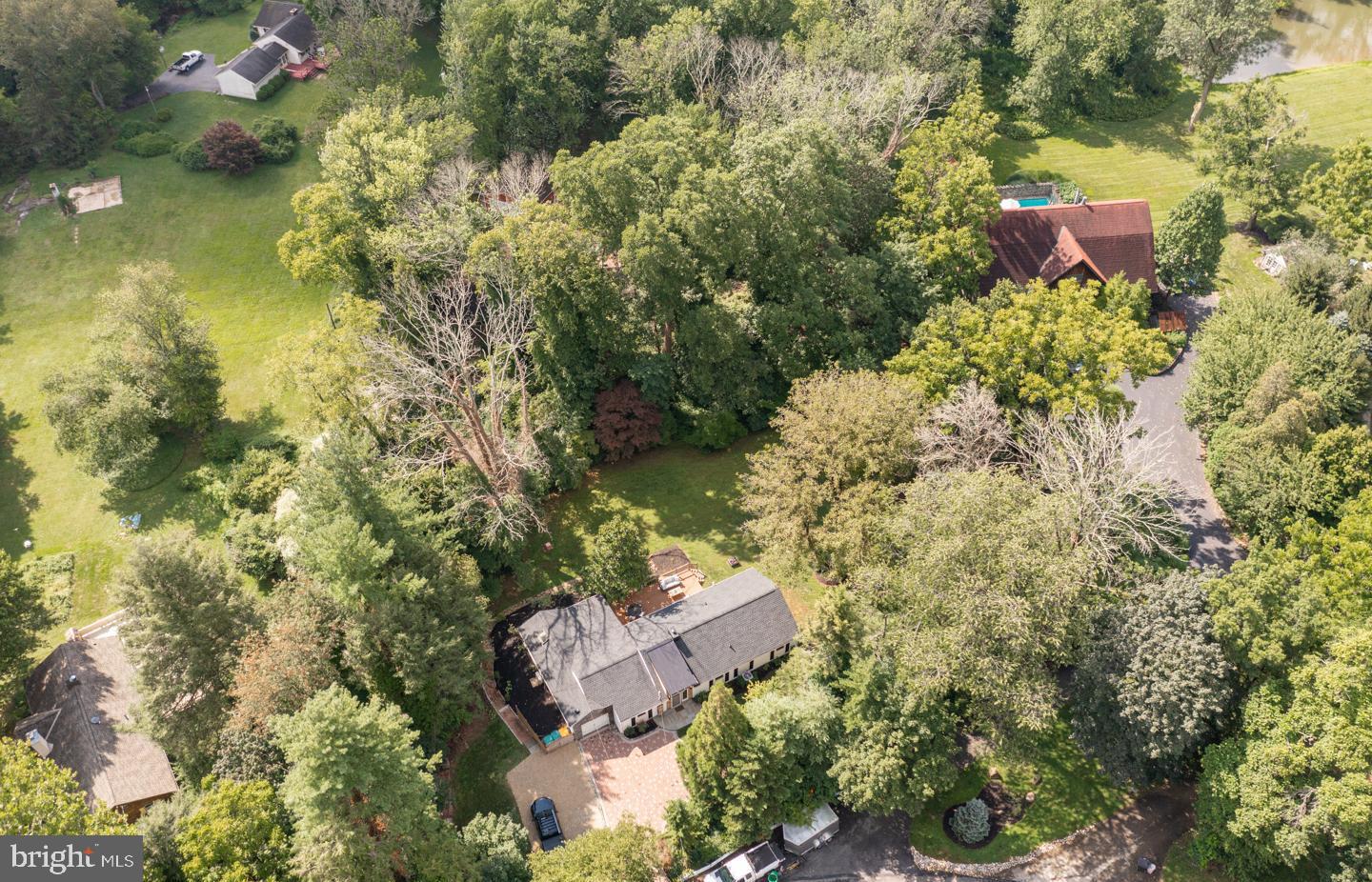 125 Upper Gulph Road Radnor, PA 19087 - Photo 77 of 83 Aerial view of 125 Upper Gulph Rd, Radnor