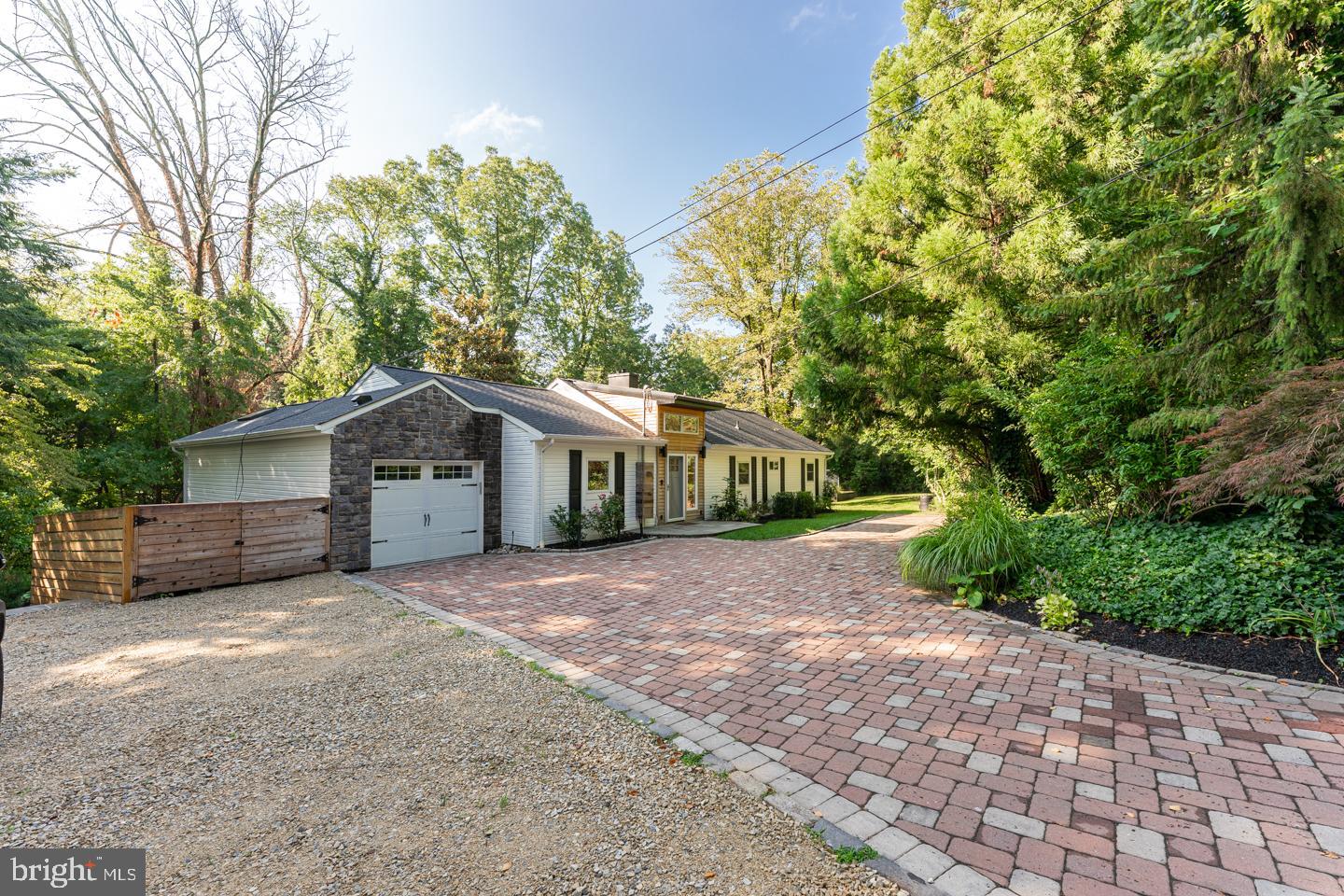 125 Upper Gulph Road Radnor, PA 19087 - Photo 82 of 83 Paver Patio Driveway with additional side parking