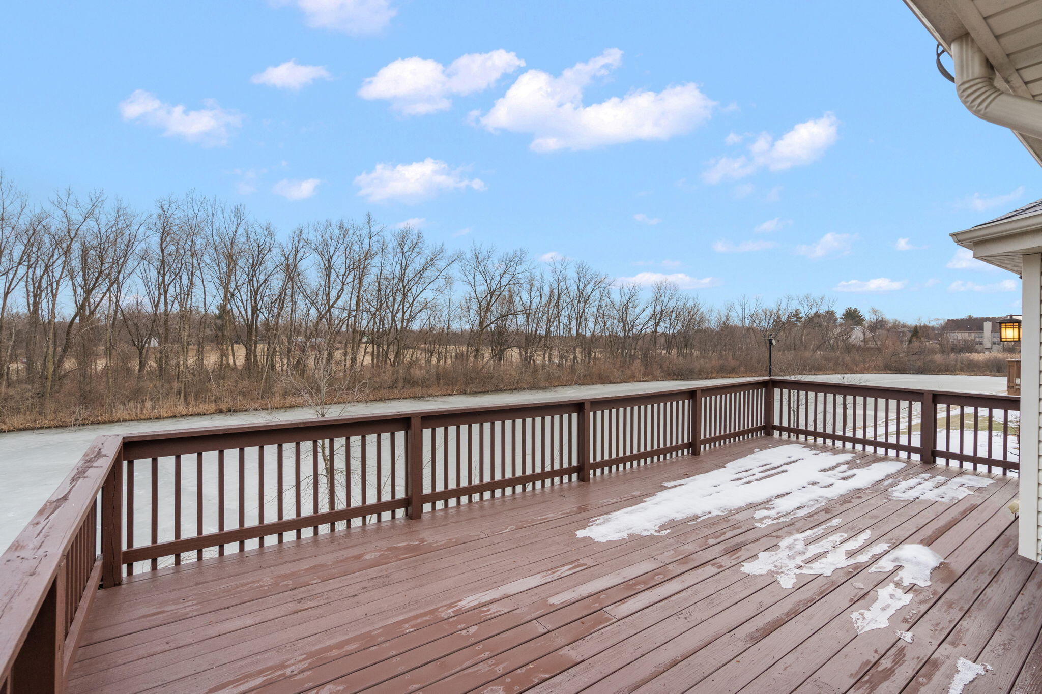 15976 97th Court Dyer, IN 46311 - Photo 28 of 29 a view of balcony with wooden floor