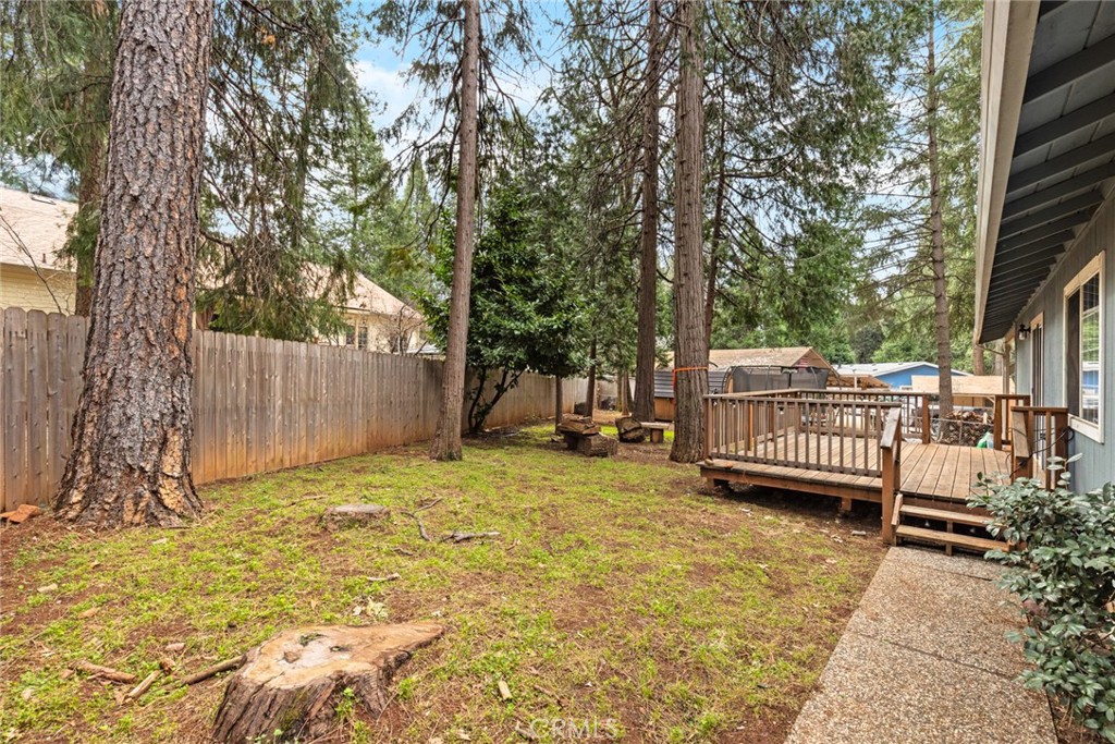 14366 Carnegie Road Magalia, CA 95954 - Photo 23 of 28 a view of a deck with a trees