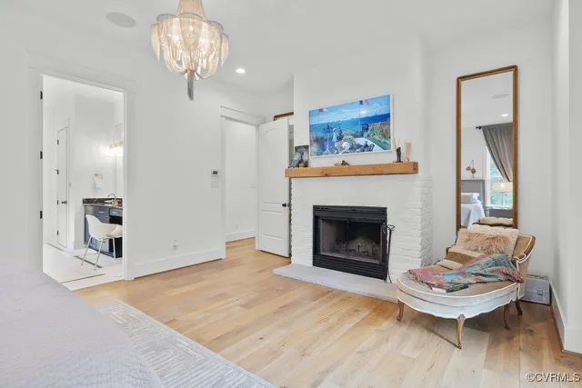 a bathroom with a sink double vanity and a mirror