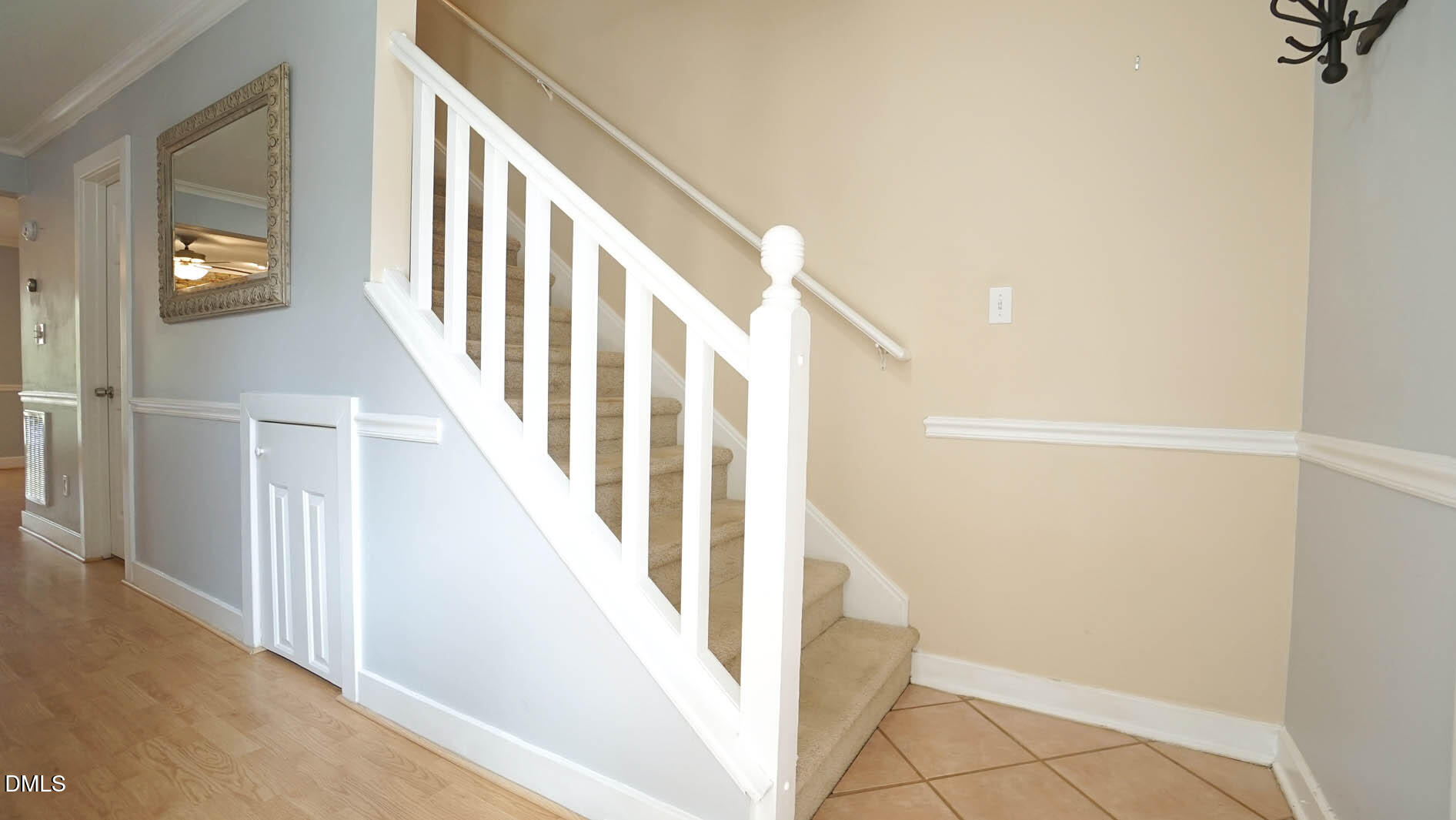 1427 Quarter Point Raleigh, NC 27615 - Photo 16 of 38 a view of an entryway with staircase