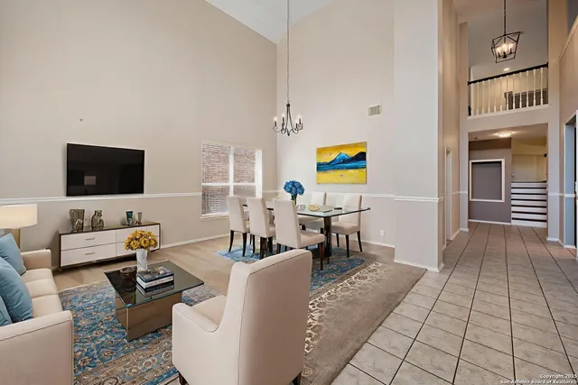 a view of an empty room