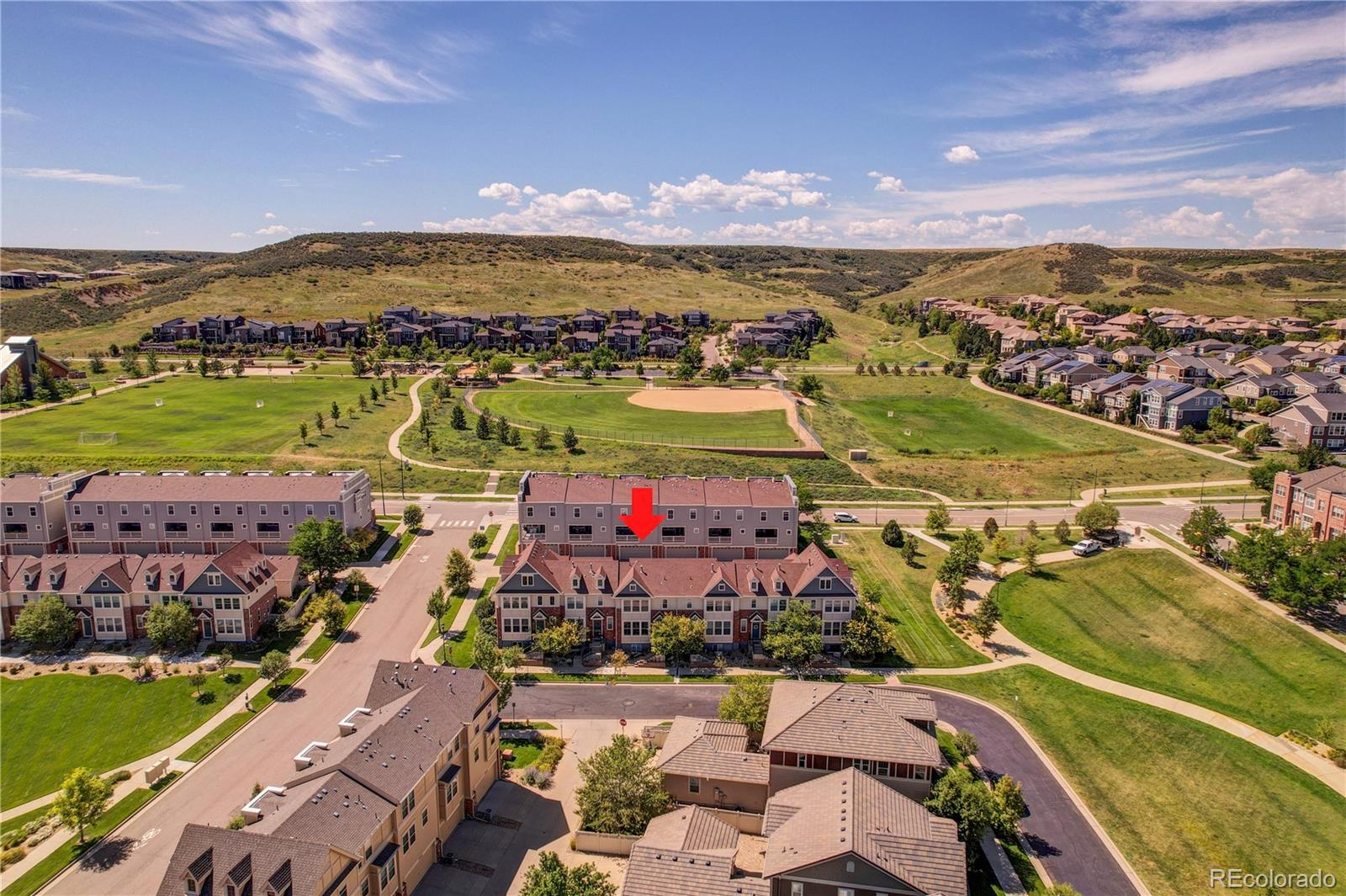 10321 Bellwether Lane Lone Tree, CO 80124 - Photo 28 of 32 an aerial view of a city