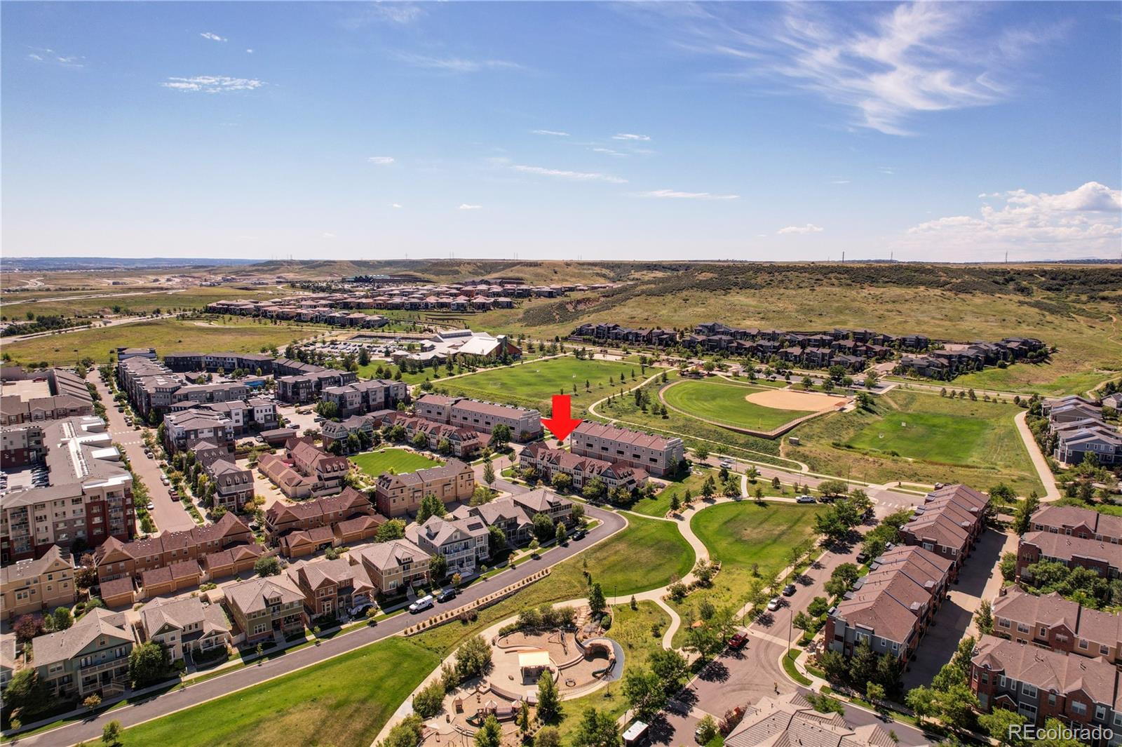 10321 Bellwether Lane Lone Tree, CO 80124 - Photo 30 of 32 an aerial view of a city
