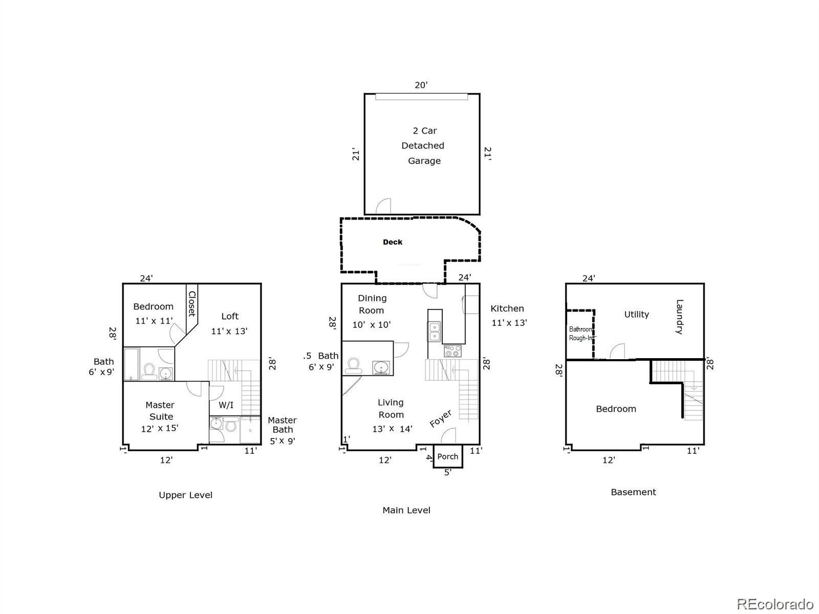 10321 Bellwether Lane Lone Tree, CO 80124 - Photo 32 of 32 a picture of a floor plan