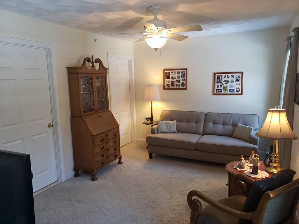 159 Allen Road, Unit 20 Billerica, MA 01821 - Photo 6 of 17 a living room with furniture and a fireplace