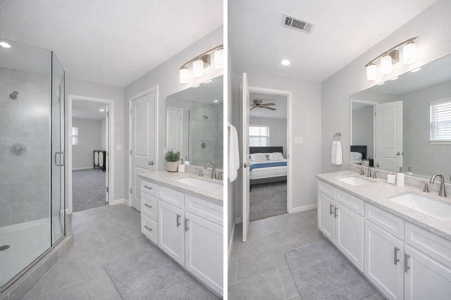 12435 Shepherds Ridge Drive Houston, TX 77077 - Photo 28 of 48 AI Rendering of Primary Bath