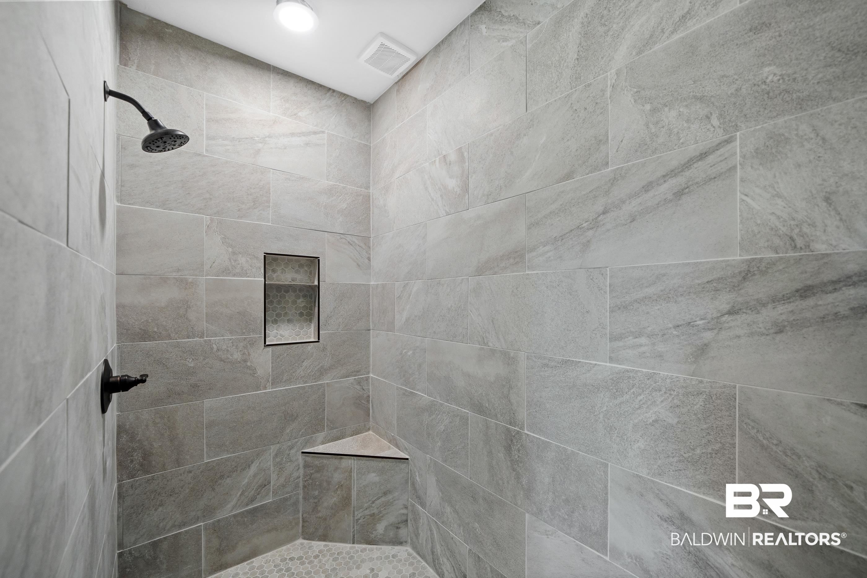17741 County Road 55 Silverhill, AL 36576 - Photo 25 of 49 Walk-in Tile Shower