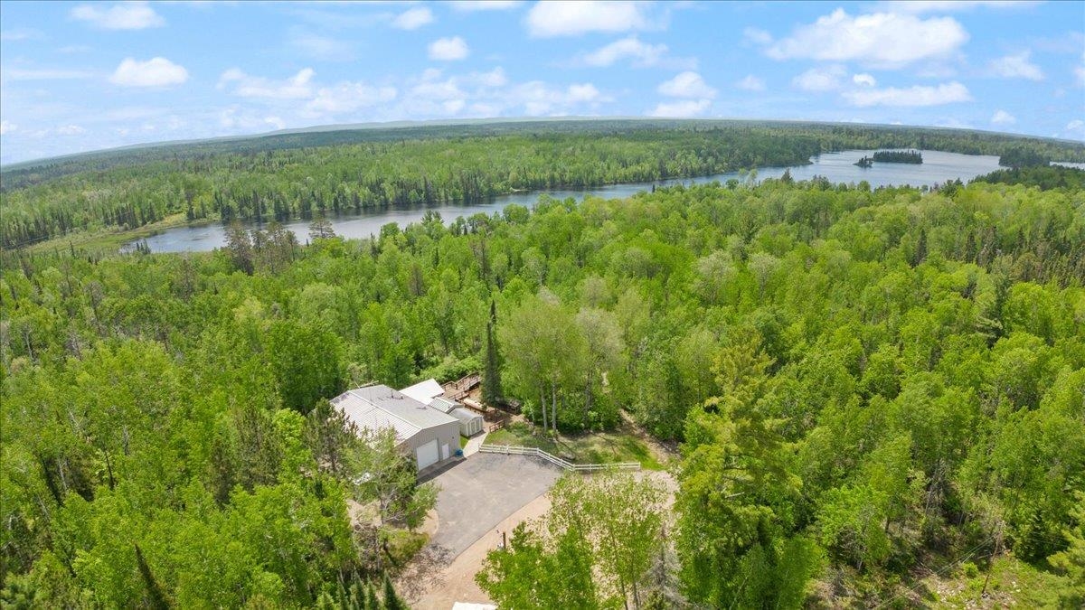 1317 Highway 21 North Ely, MN 55731 - Photo 8 of 36 Drone / aerial view with a water view