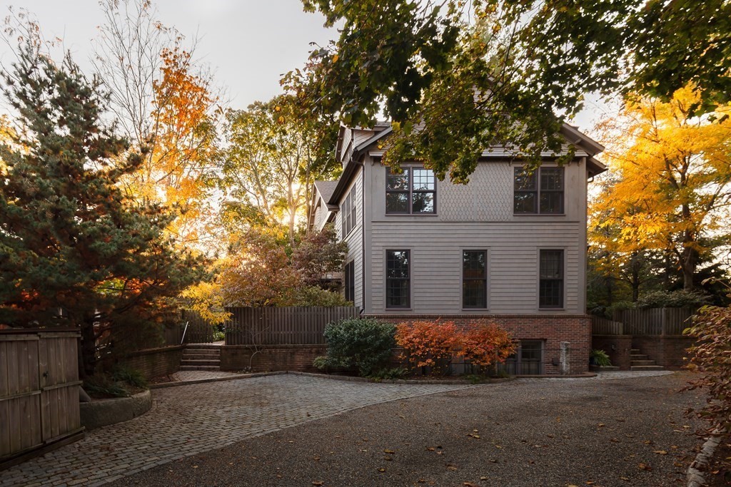 11 Hemlock Road Cambridge, MA 02138 - Photo 2 of 35 a front view of a house with a yard