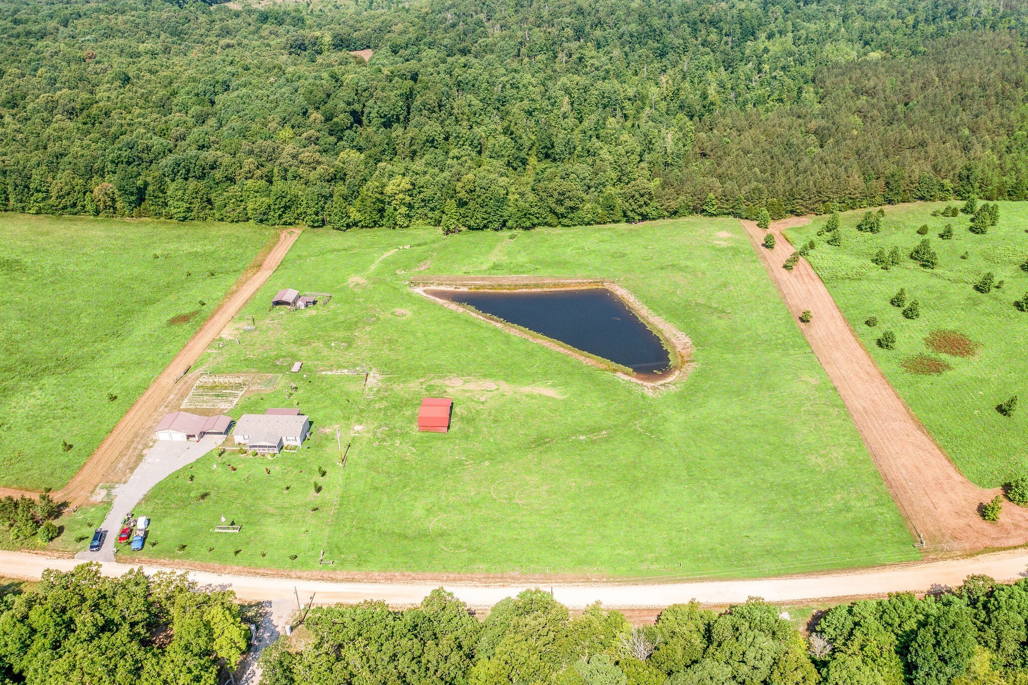 4585 West Tennessee City Road McEwen, TN 37101 - Photo 14 of 55 a view of a yard with an outdoor space