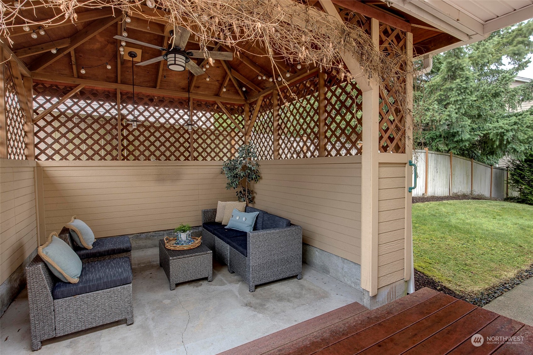 5300 Northeast 16th Street Renton, WA 98059 - Photo 33 of 38 a view of a couches in the patio with a small yard