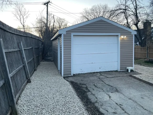 a backyard of a house