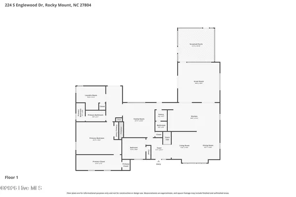 $395,000 | 224 South Englewood Drive, Rocky Mount, NC 27804