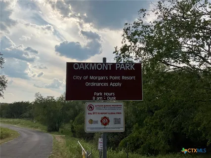 a view of a lake from a yard