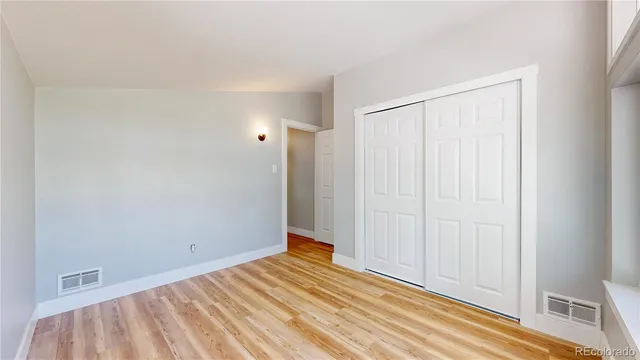 wooden floor in an empty room