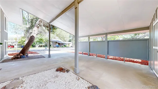 an aerial view of residential house with outdoor space