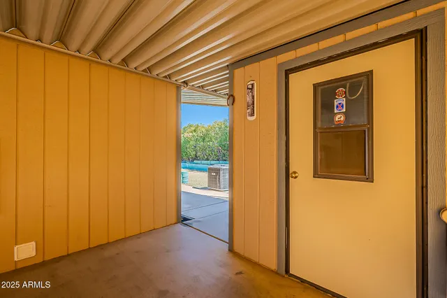 a view of a house with a outdoor space