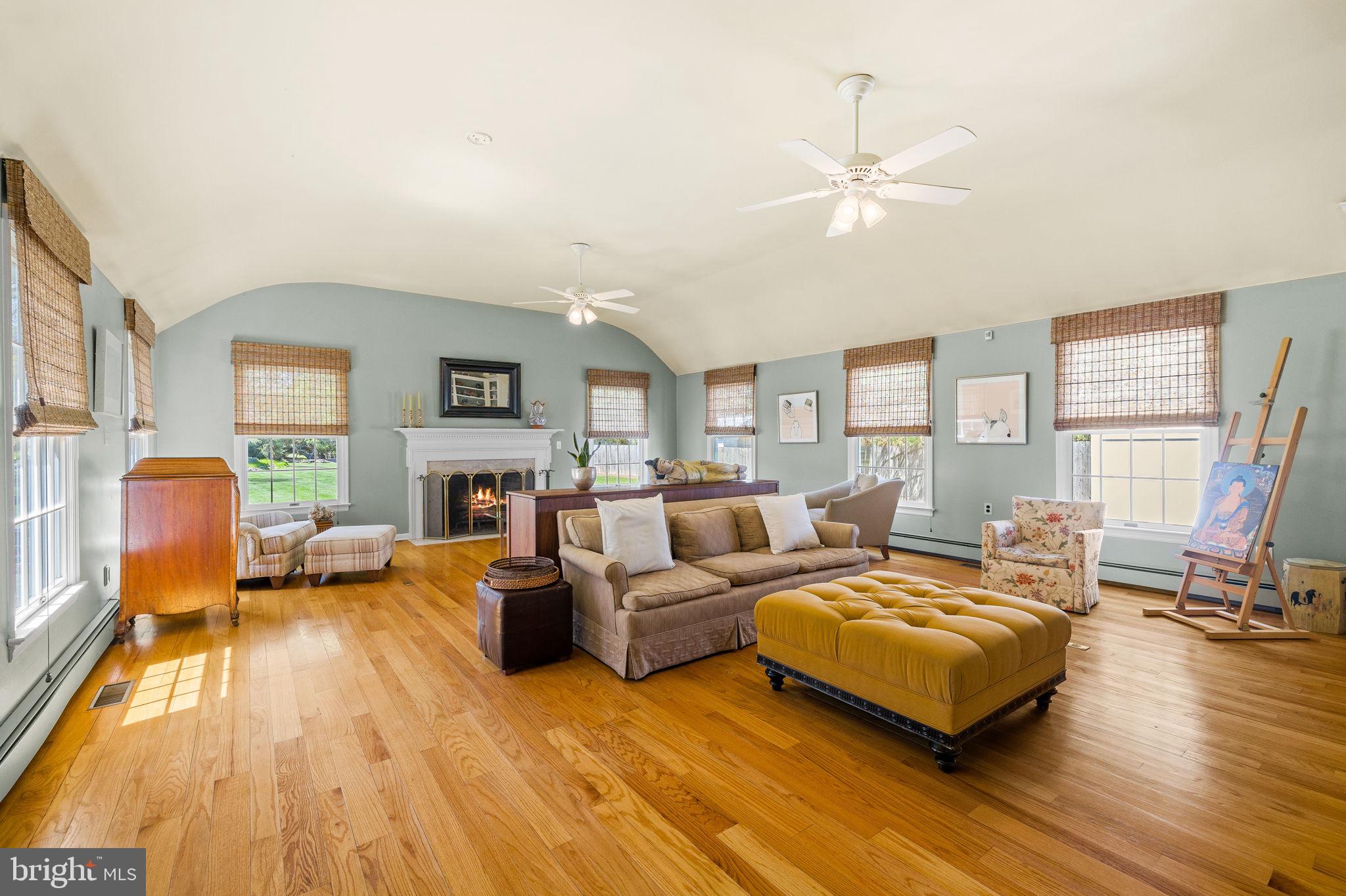 65 Covered Bridge Road New Hope, PA 18938 - Photo 55 of 117 a living room with furniture and a fireplace