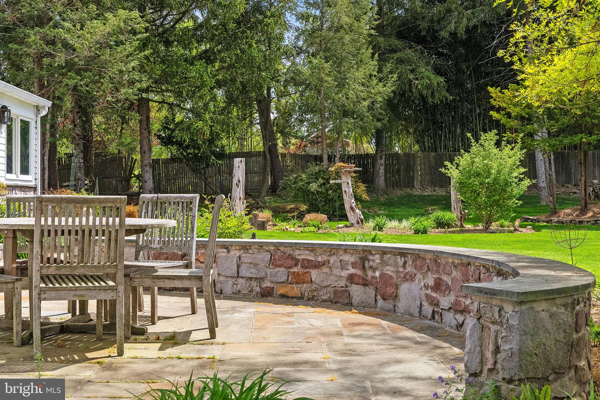 65 Covered Bridge Road New Hope, PA 18938 - Photo 85 of 117 Rear Stone Patio
