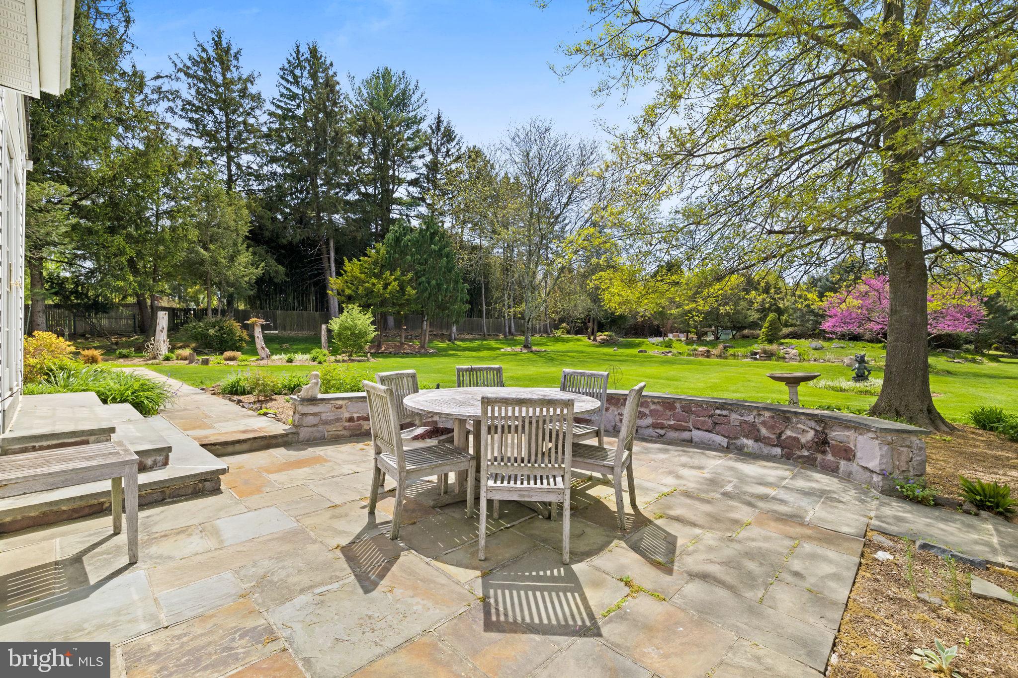 65 Covered Bridge Road New Hope, PA 18938 - Photo 86 of 117 Rear Stone Patio