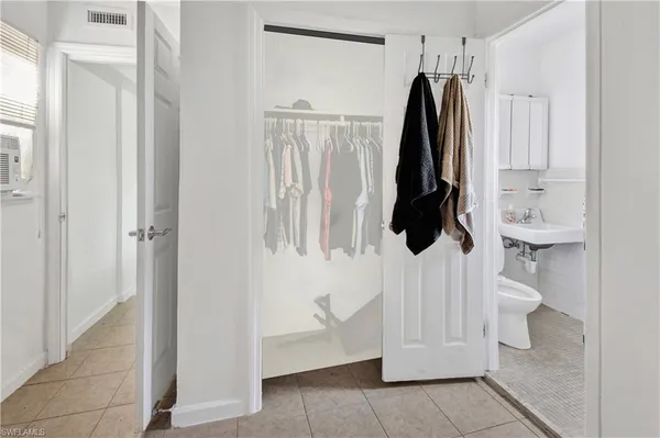 a view of walk in closet