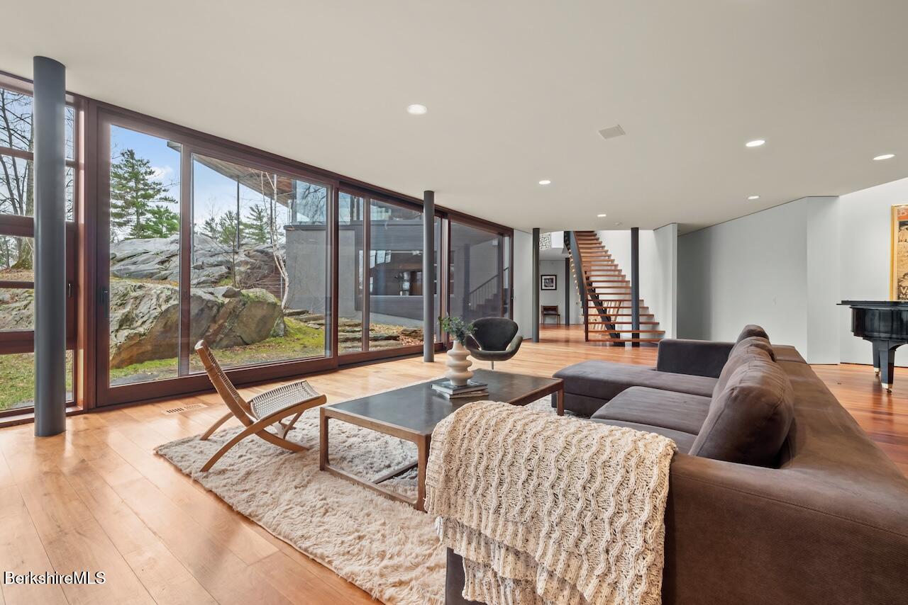 250 Long Pond Road Great Barrington, MA 01230 - Photo 32 of 54 Lower Living Room